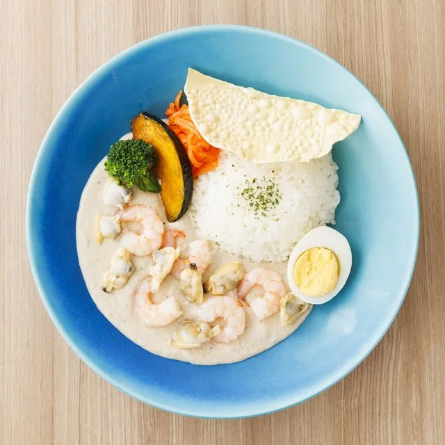海老とあさりのホワイトカレー
