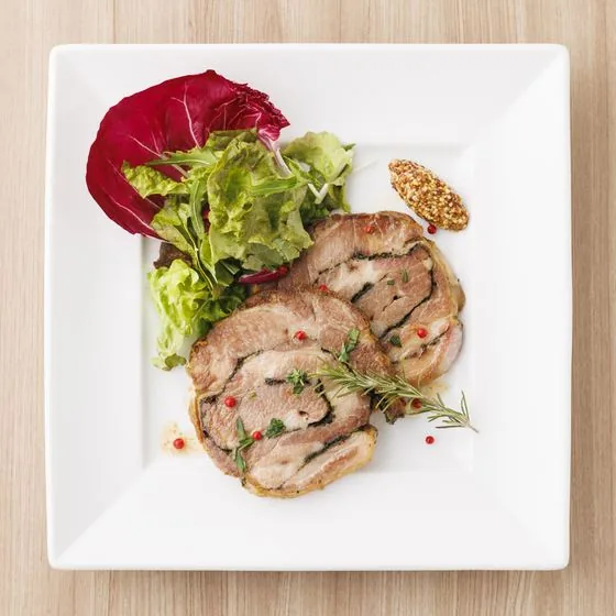Boso pork porchetta