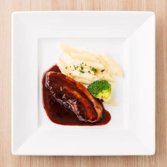 Boso pork braised in red wine