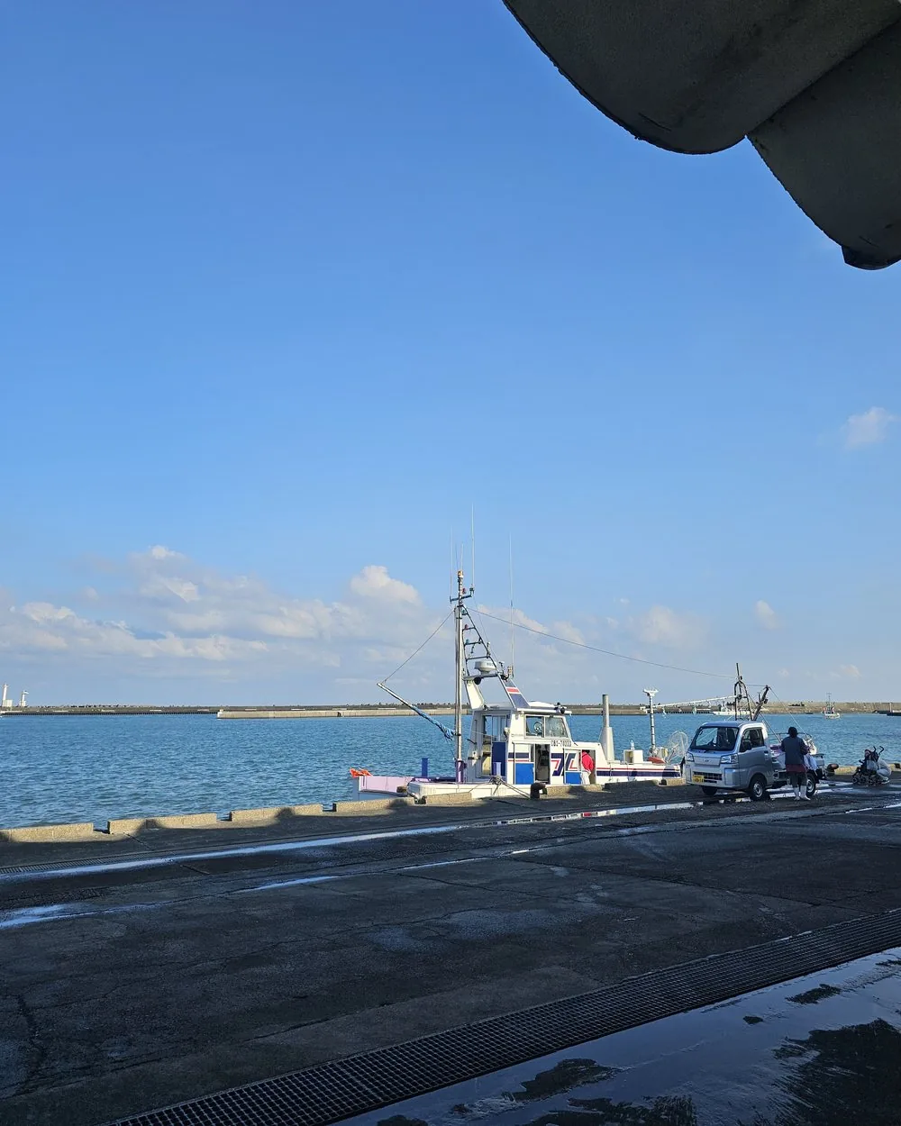 Morning at Ohara fishing port in Chiba